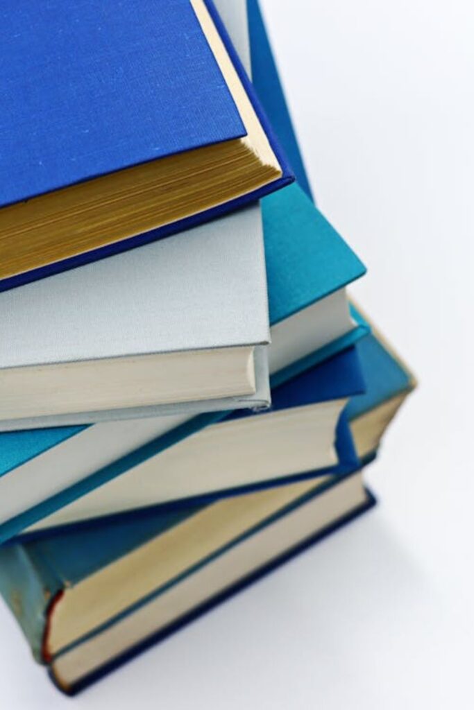 Book Stack Centerpieces