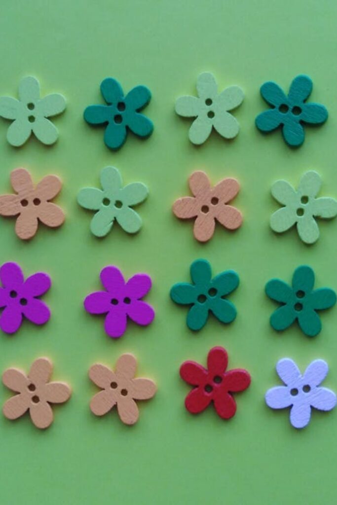 Button Flower Craft
