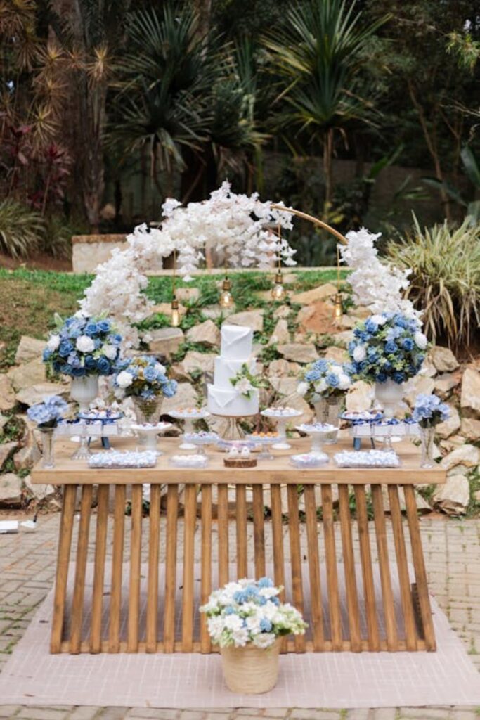 Coastal Blue-White Setup