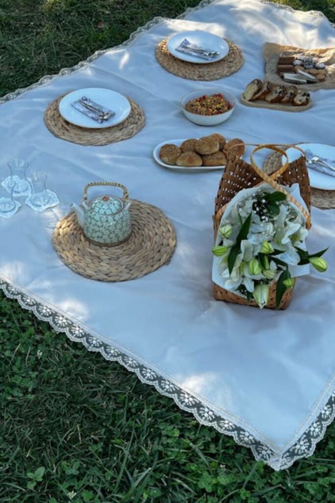 Garden Picnic Setup