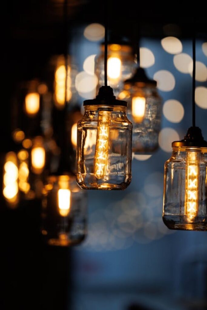 Mason Jar Lantern Porch Lights