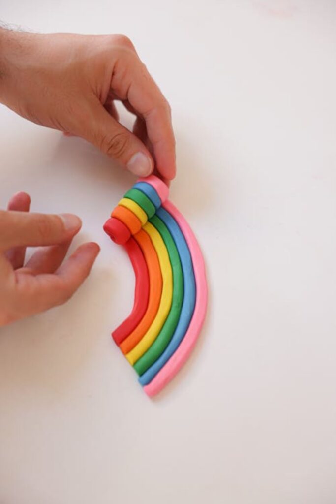 Rainbow Clay Craft