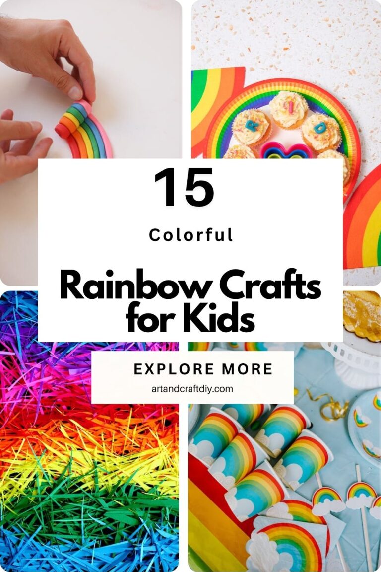 Colorful Rainbow Crafts for Kids - DIY Art and Crafts Ideas