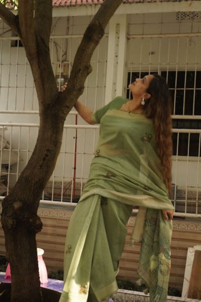 Soft Pastel Saree Style