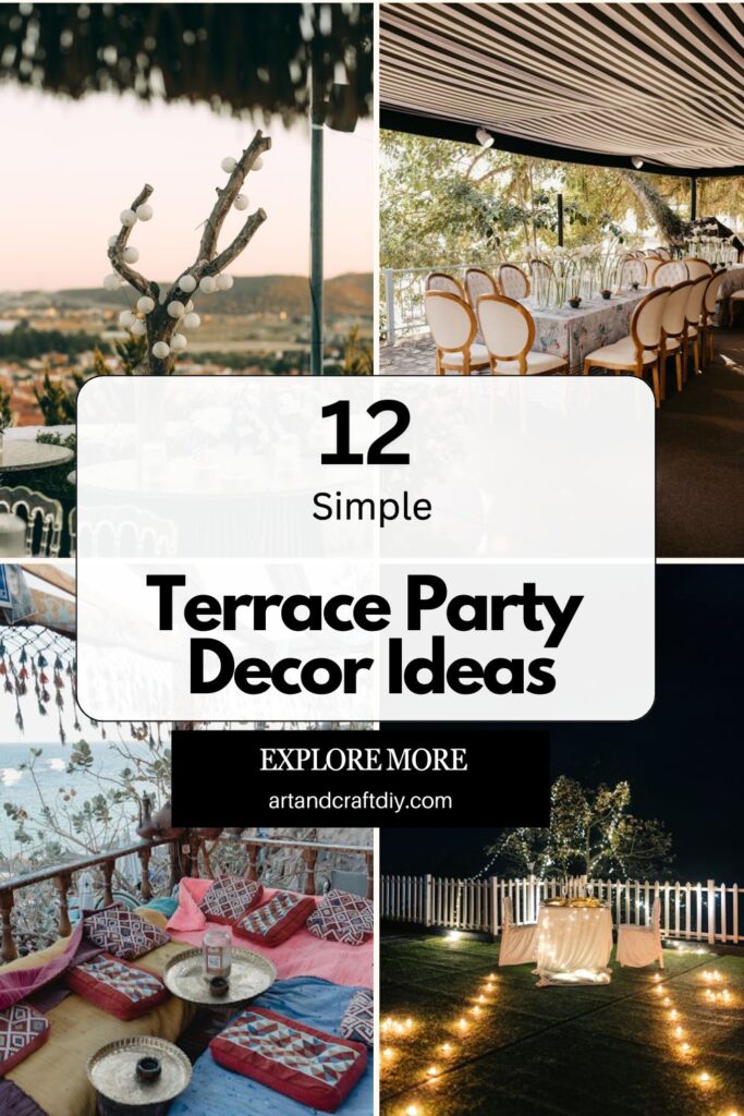 Terrace Party Decor Ideas