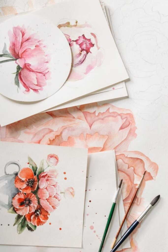 Watercolor Floral Card