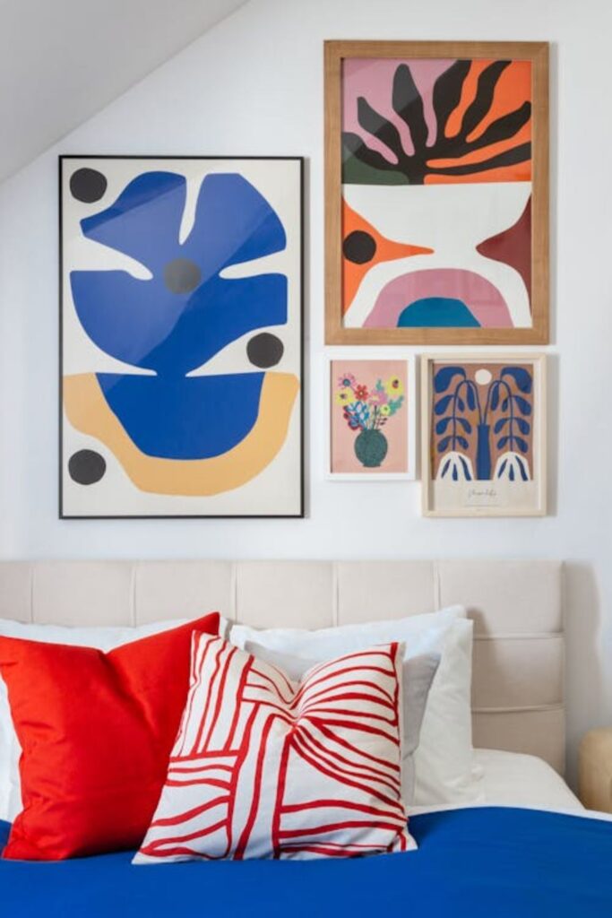 Colorful Gallery Wall Ideas