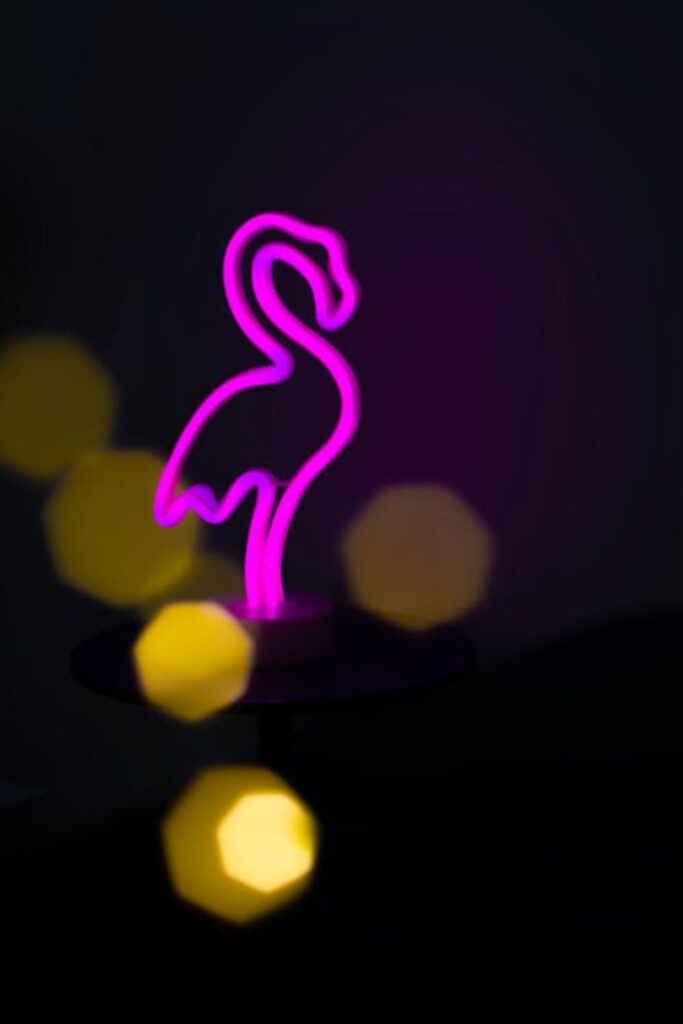 Funky Neon Light Decor