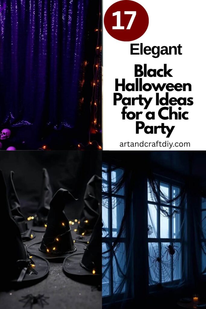 Black Halloween Party Ideas for a Chic Party