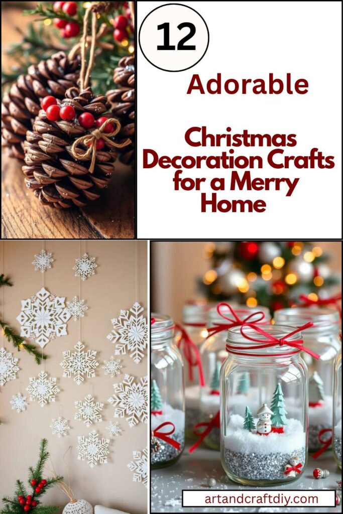 Christmas Decoration Crafts for a Merry Home