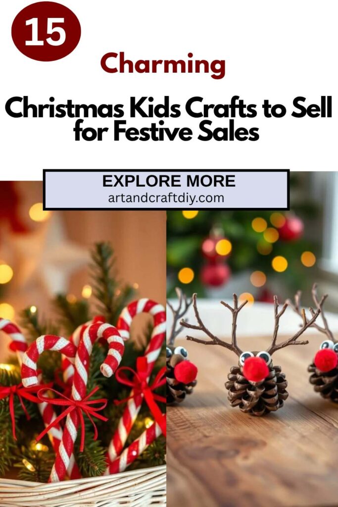 Christmas Kids Crafts to Sell for Festive Sales