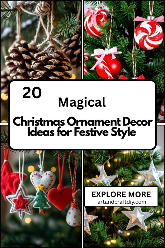 Christmas Ornament Decor Ideas for Festive Style