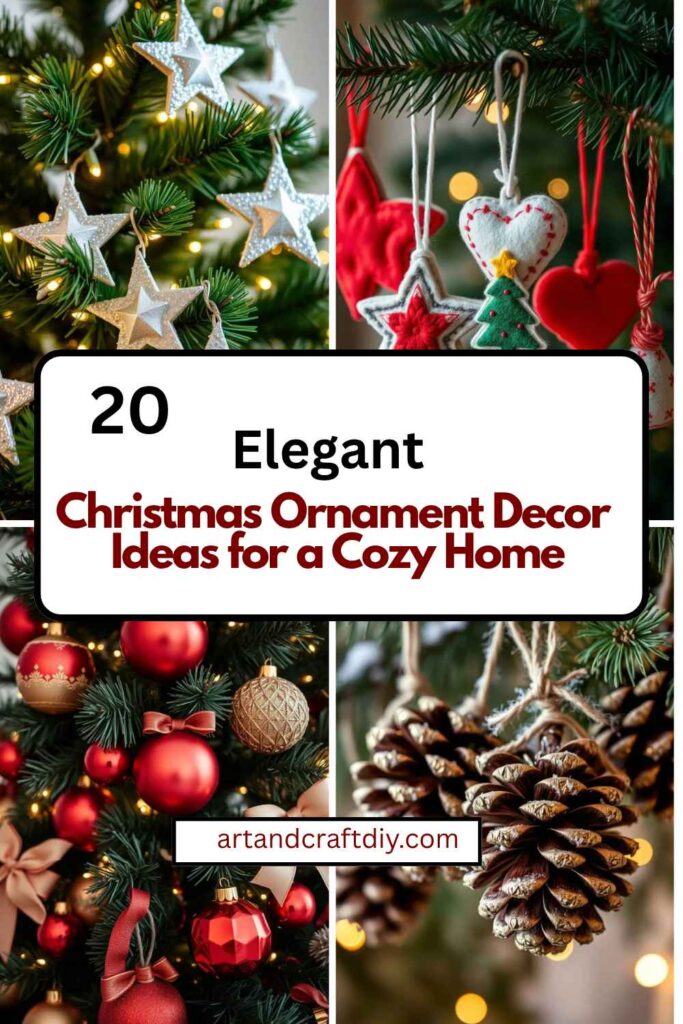 Christmas Ornament Decor Ideas for a Cozy Home