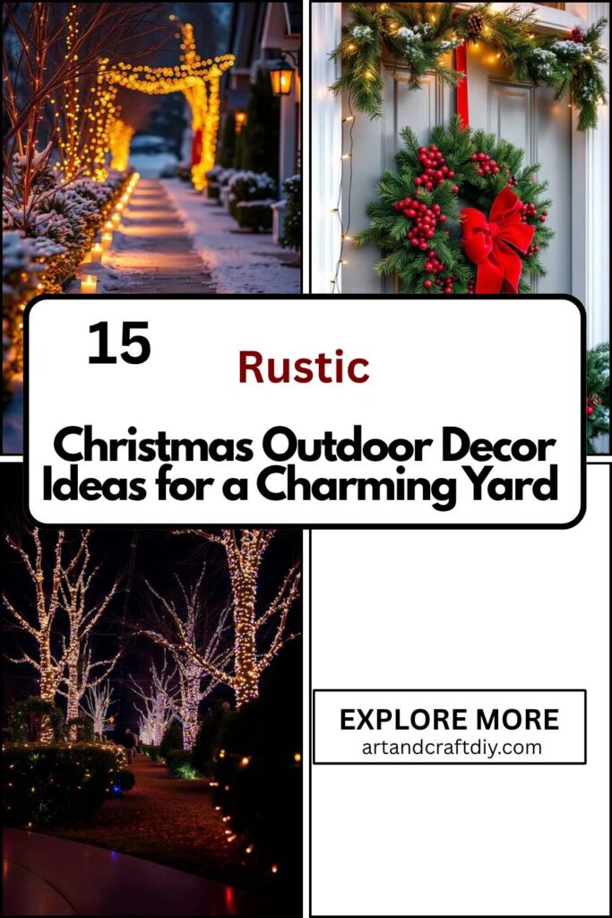 Christmas Outdoor Decor Ideas for a Charming Yard