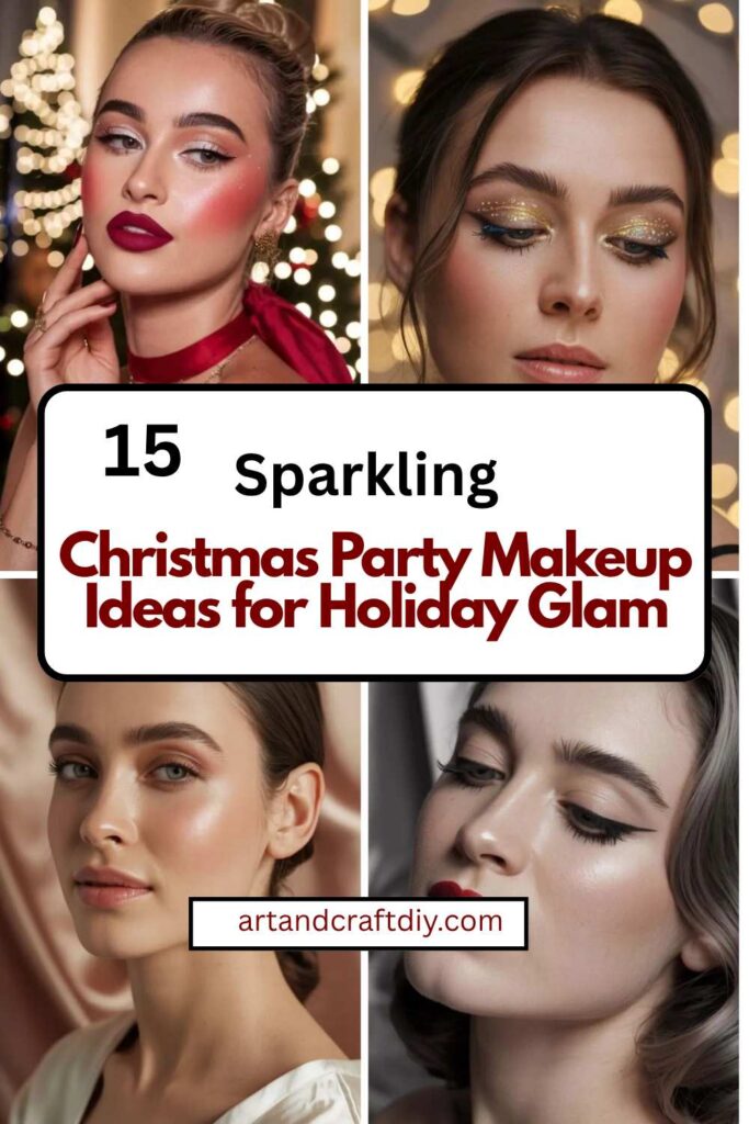 Christmas Party Makeup Ideas for Holiday Glam