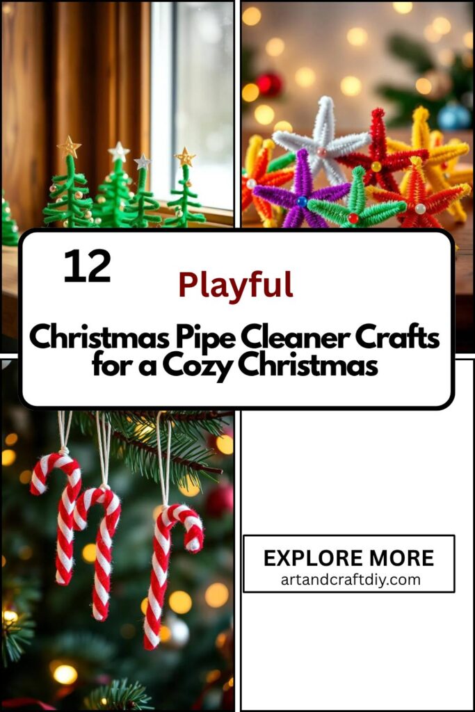 Christmas Pipe Cleaner Crafts for a Cozy Christmas