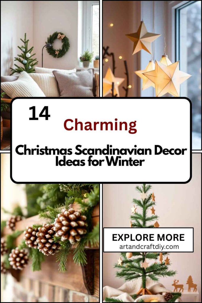 Christmas Scandinavian Decor Ideas for Winter