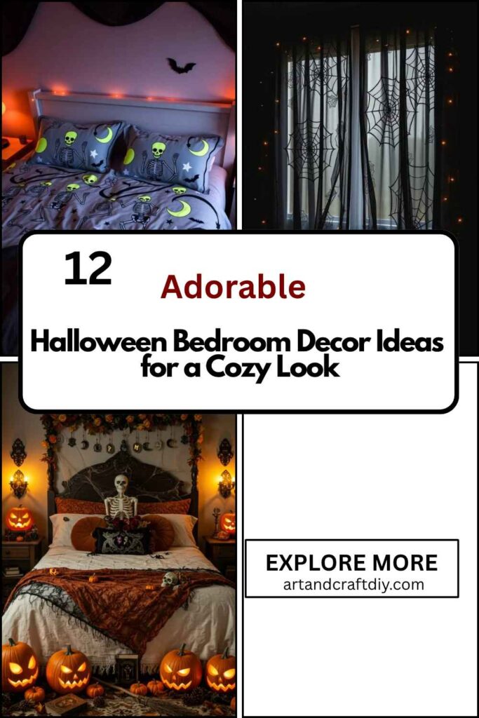 Halloween Bedroom Decor Ideas for a Cozy Look