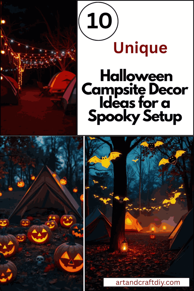 Halloween Campsite Decor Ideas for a Spooky Setup