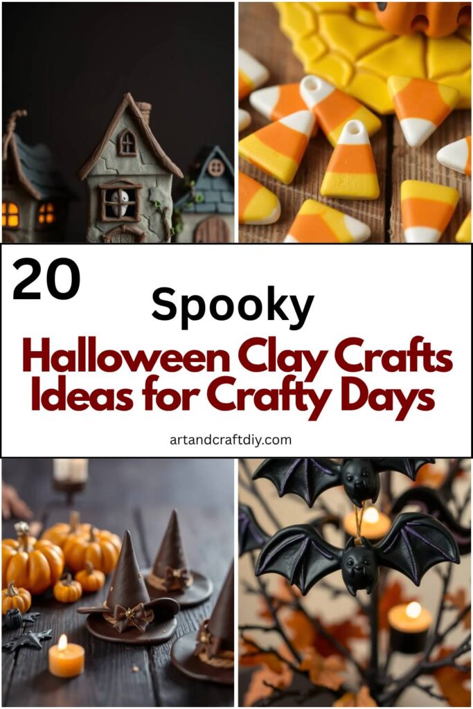 Halloween Clay Crafts Ideas for Crafty Days