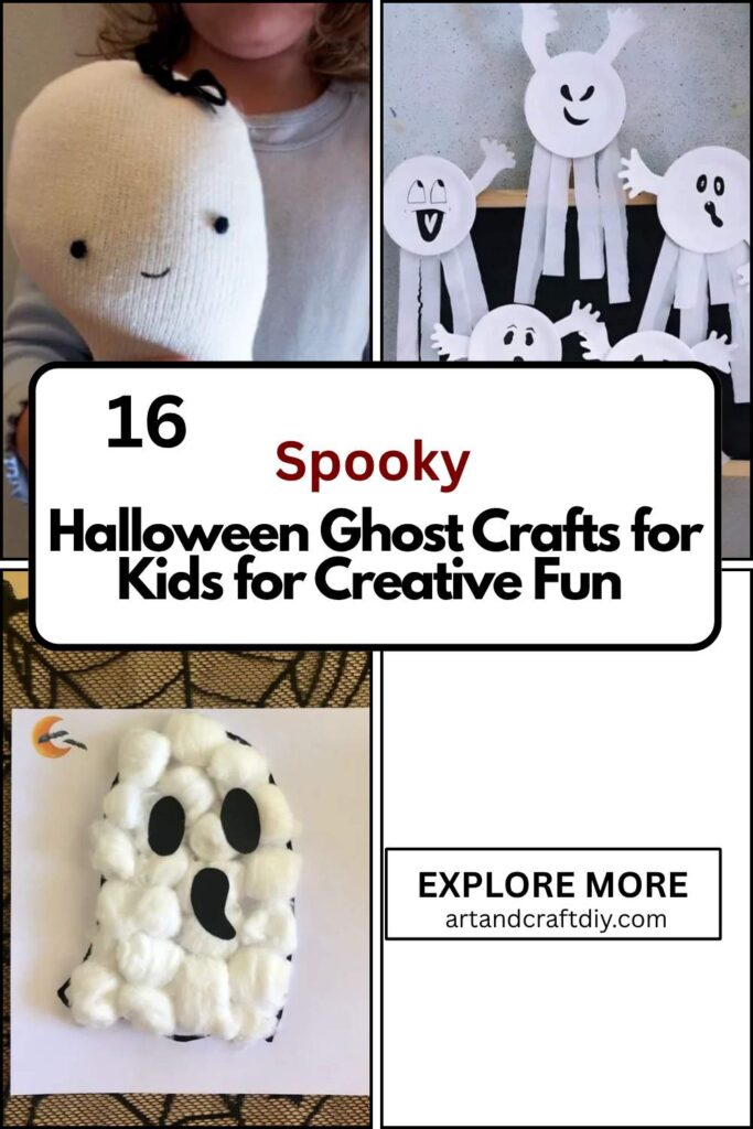 Halloween Ghost Crafts for Kids for Creative Fun