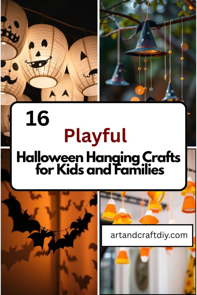 Halloween Hanging Crafts for Kids and Families