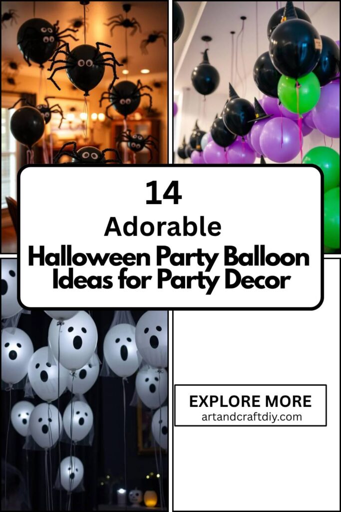 Halloween Party Balloon Ideas for Party Decor