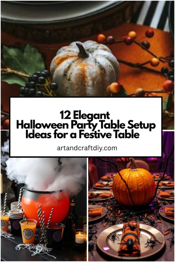 Halloween Party Table Setup Ideas for a Festive Table