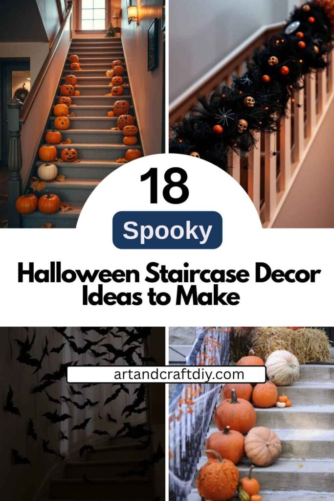 Halloween Staircase Decor Ideas to Make