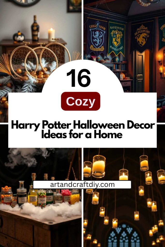 Harry Potter Halloween Decor ideas with spooky, creative, and enchanting touches to bring wizarding charm to your Halloween celebration.