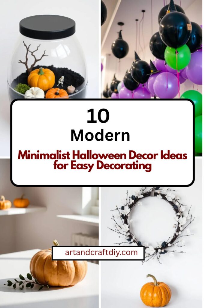 Minimalist Halloween Decor Ideas for Easy Decorating