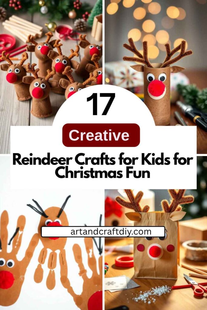 Reindeer Crafts for Kids for Christmas Fun