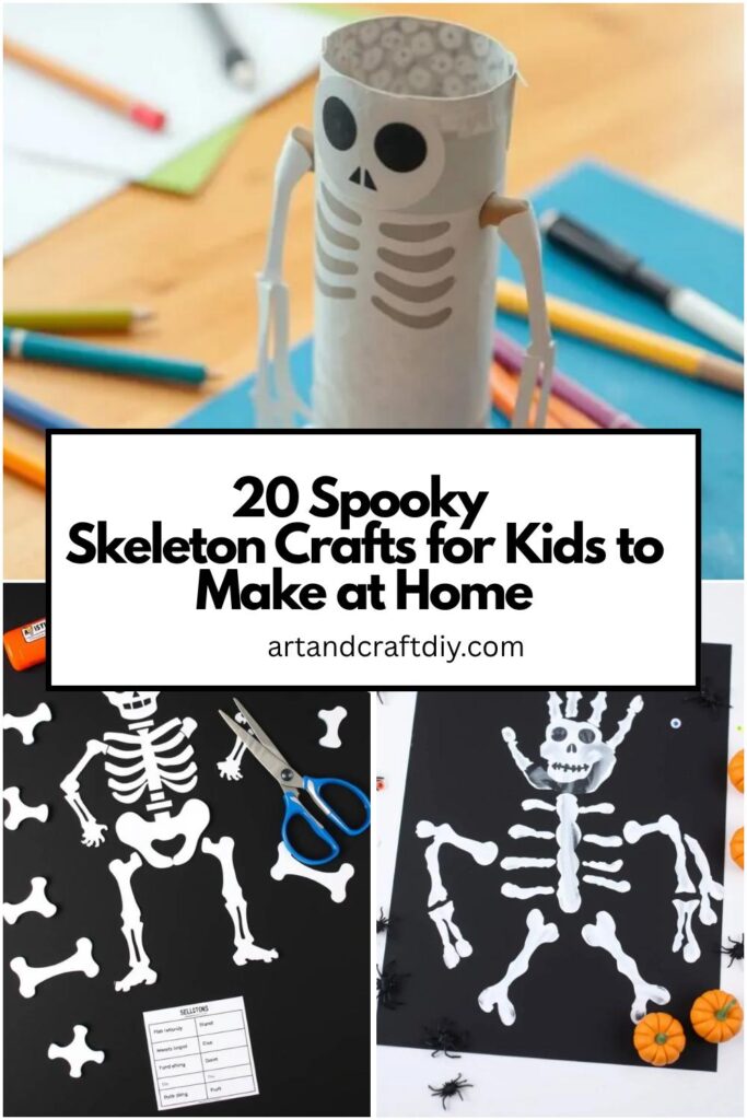  Skeleton Crafts for Kids to Make at Home