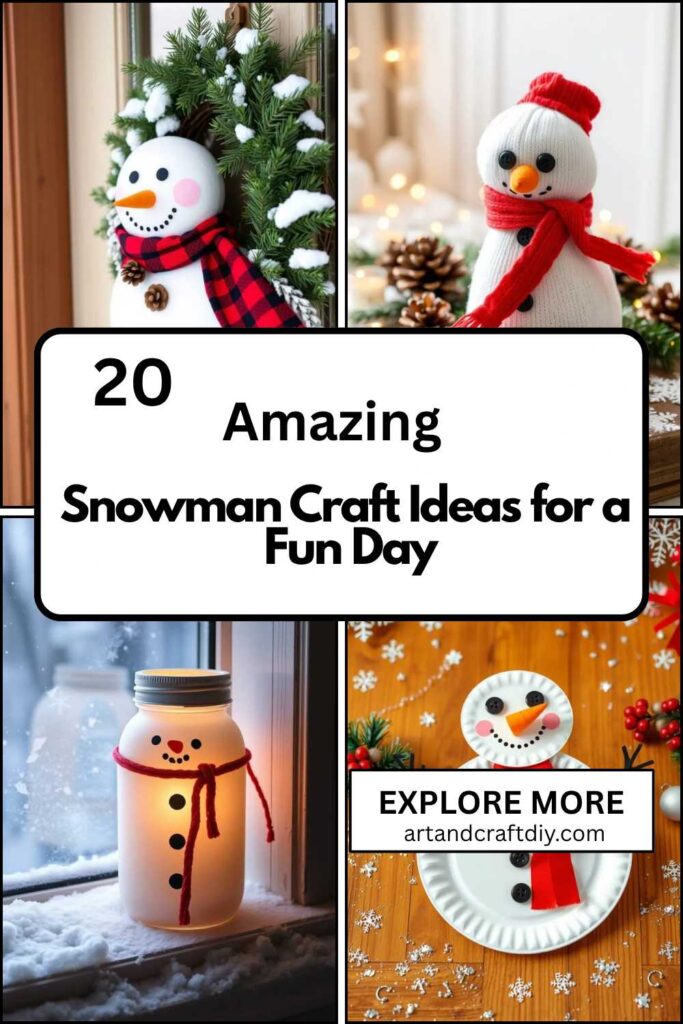 Snowman Craft Ideas for a Fun Day