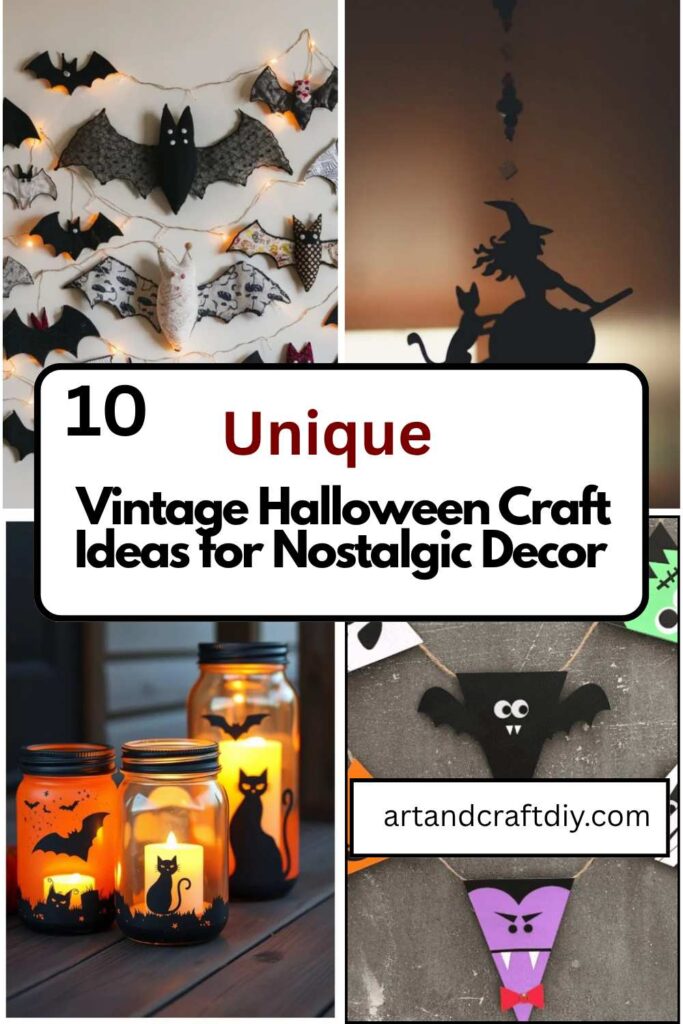 Vintage Halloween Craft Ideas for Nostalgic Decor