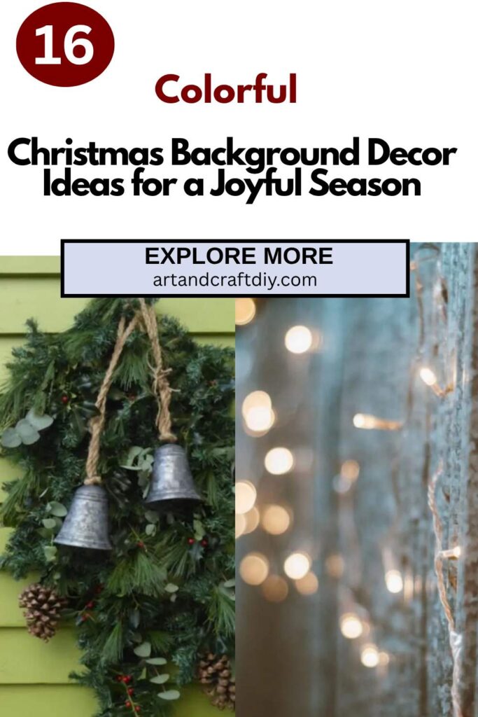Christmas Background Decor Ideas for a Joyful Season