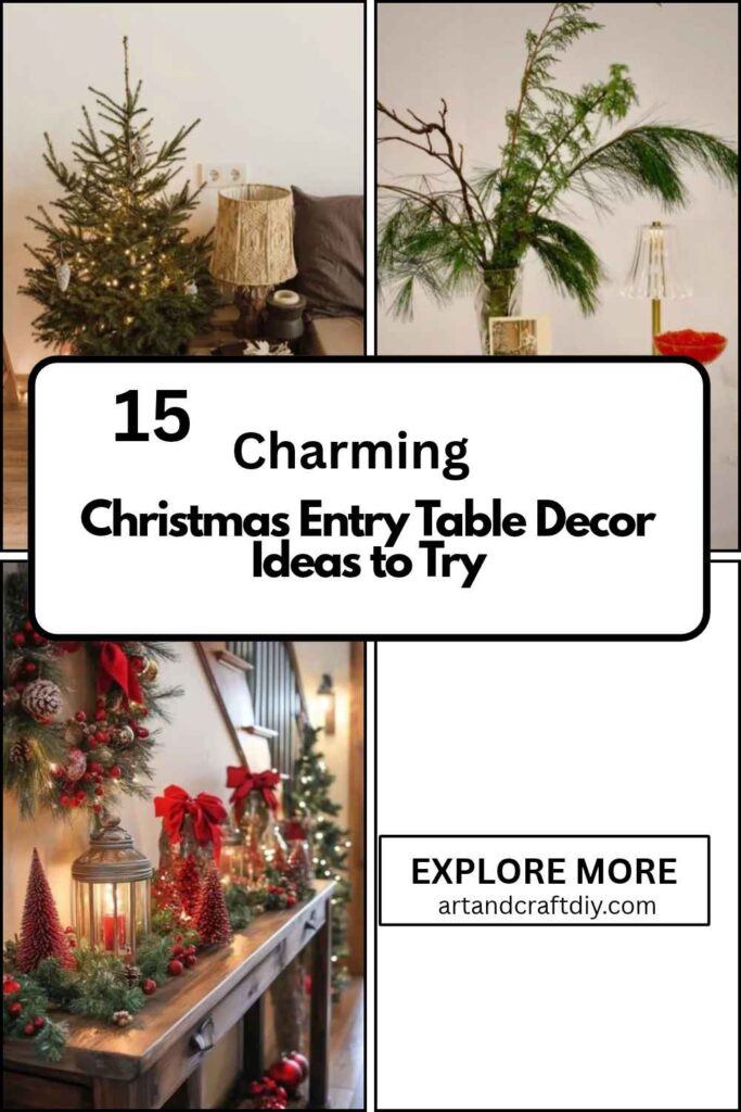 Christmas Entry Table Decor Ideas to Try