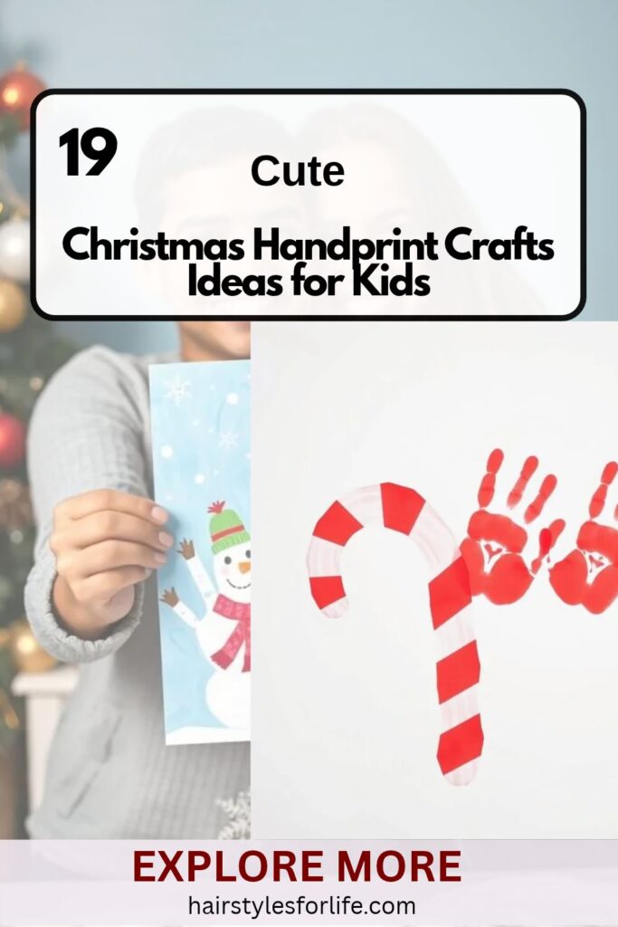 Christmas Handprint Crafts Ideas for Kids