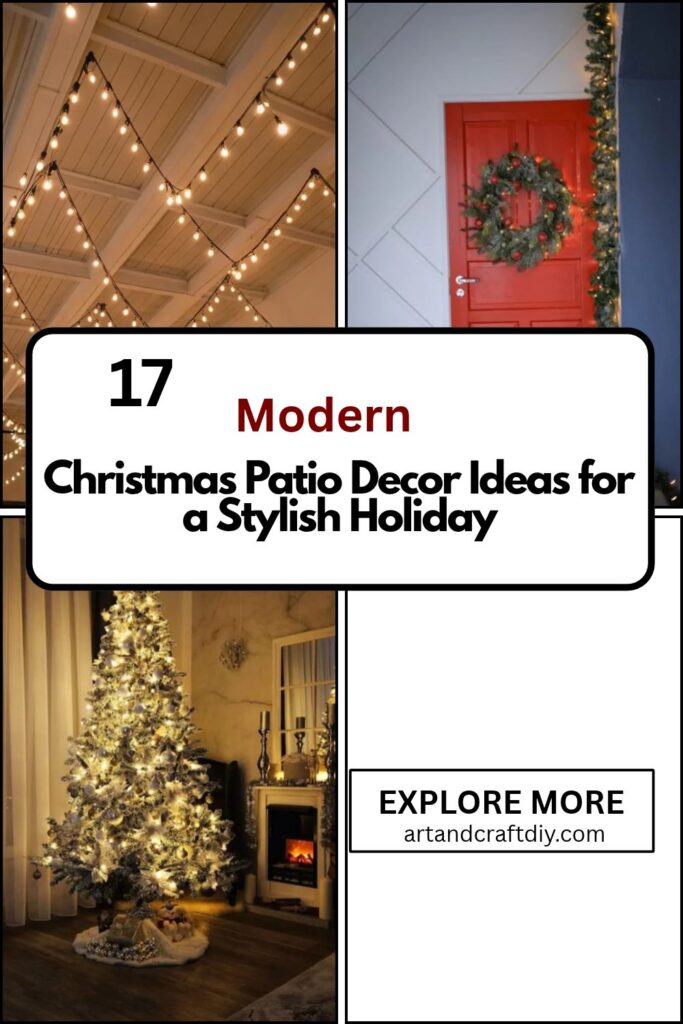 Christmas Patio Decor Ideas for a Stylish Holiday