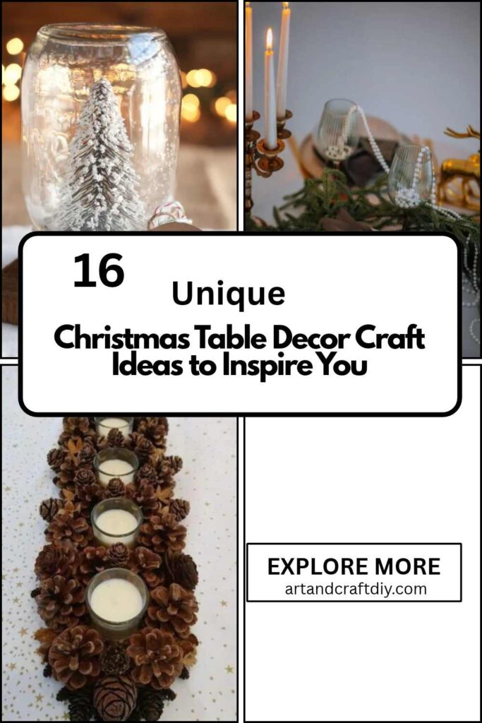 Christmas Table Decor Craft Ideas to Inspire You