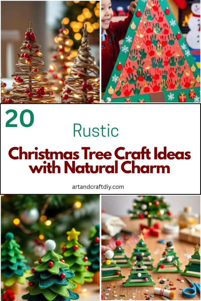 Christmas Tree Craft Ideas with Natural Charm