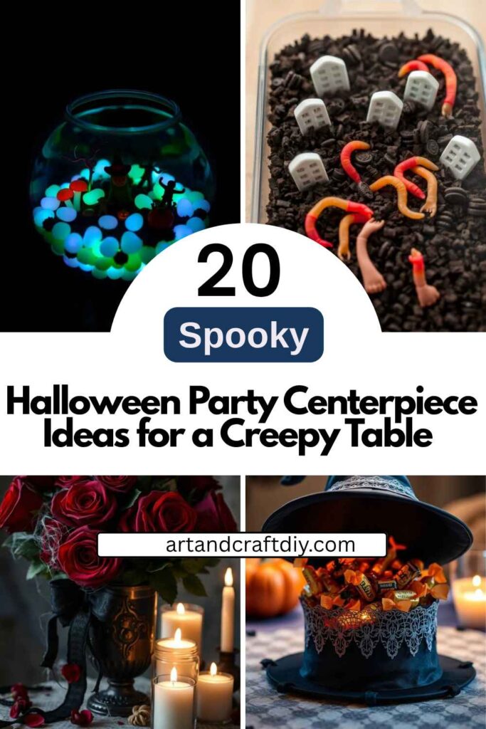 Halloween Party Centerpiece Ideas for a Creepy Table