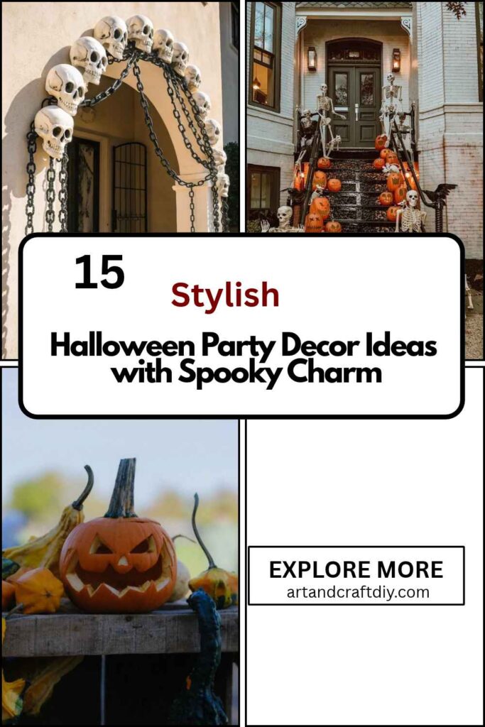 Halloween Party Decor Ideas with Spooky Charm