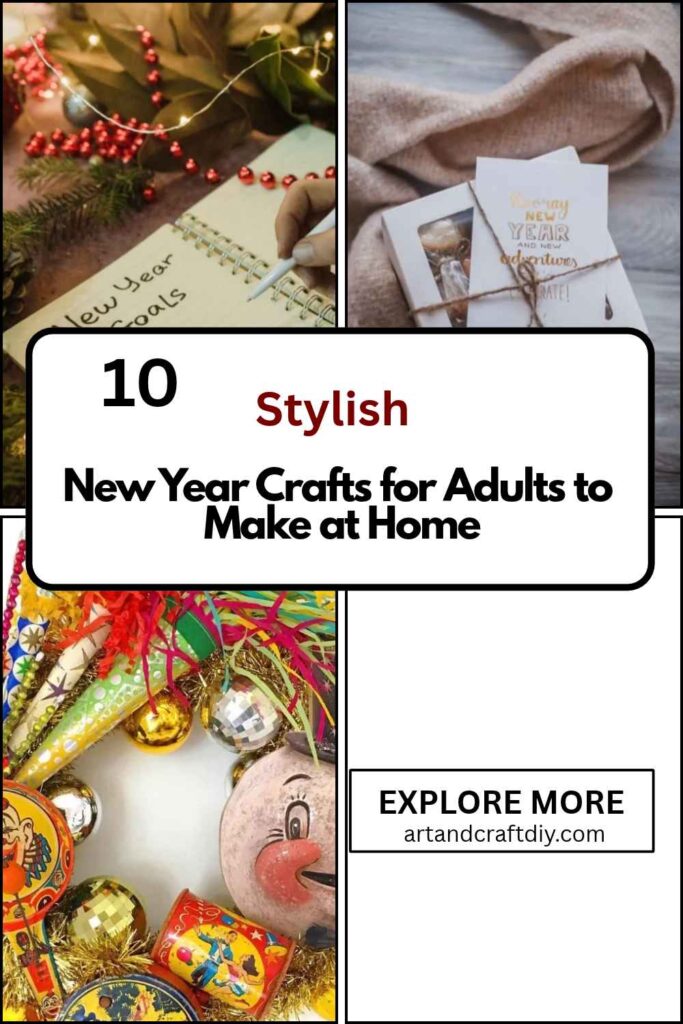  New Year Crafts for Adults to Make at Home