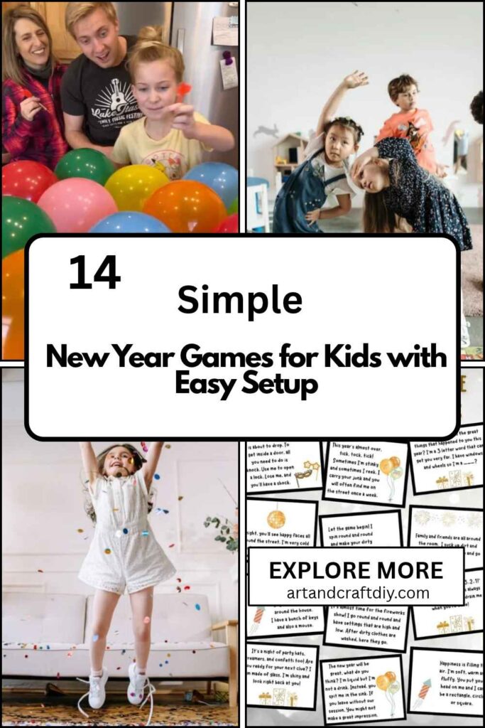 New Year Games for Kids with Easy Setup
