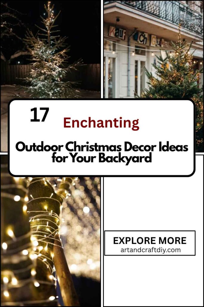  Outdoor Christmas Decor Ideas for Your Backyard