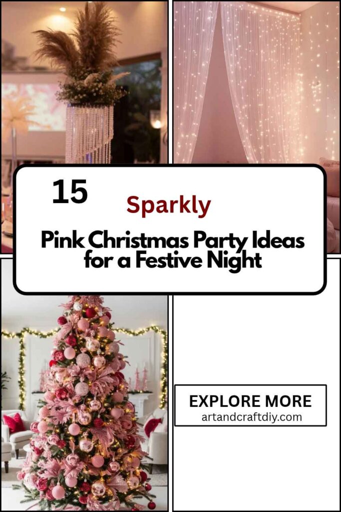  Pink Christmas Party Ideas for a Festive Night