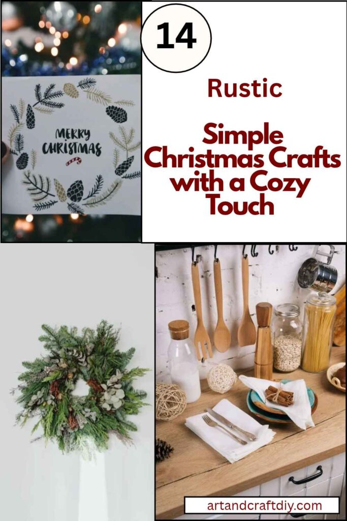 Simple Christmas Crafts with a Cozy Touch